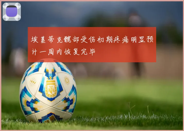埃基蒂克髋部受伤初期疼痛明显预计一周内恢复完毕